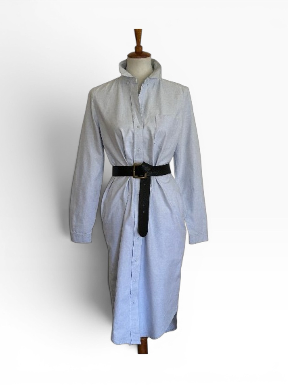 COS Light Blue Cotton Shirt Dress Size 38